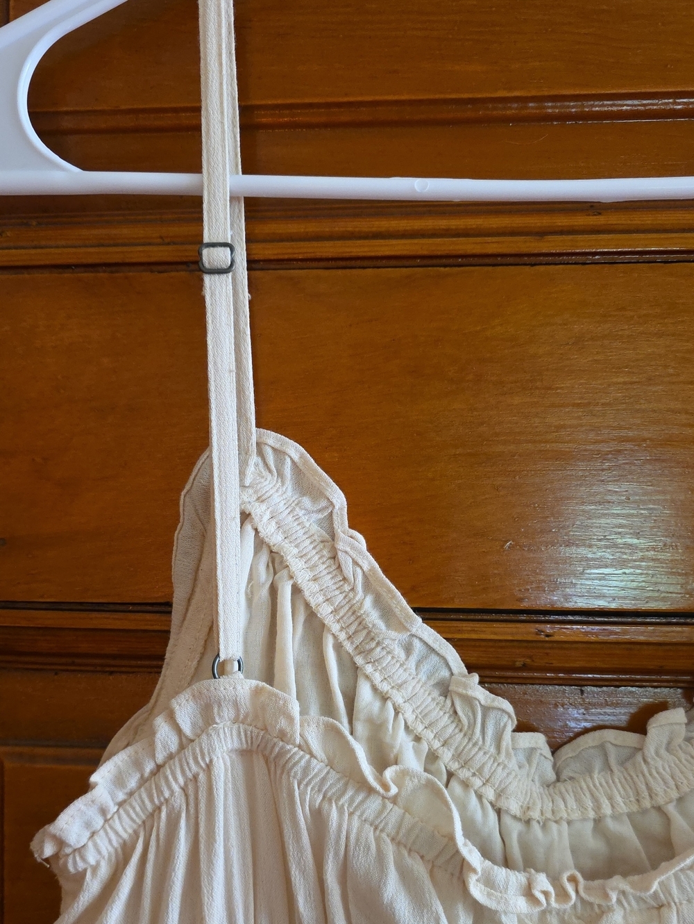 Roxy Cream Elastic Waist Top - Picture 5 of 9